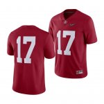 Men's Alabama Crimson Tide #17 Other Crimson 2018 Playoff NCAA Nike College Football Jersey 2403WJIQ7